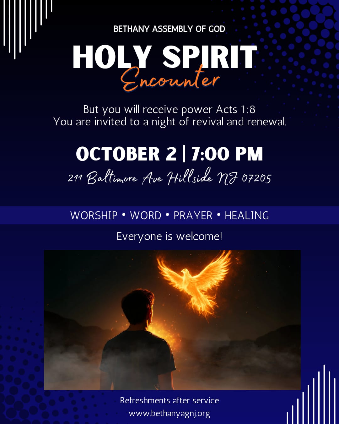 Holy Spirit Encounter October 2, 2026